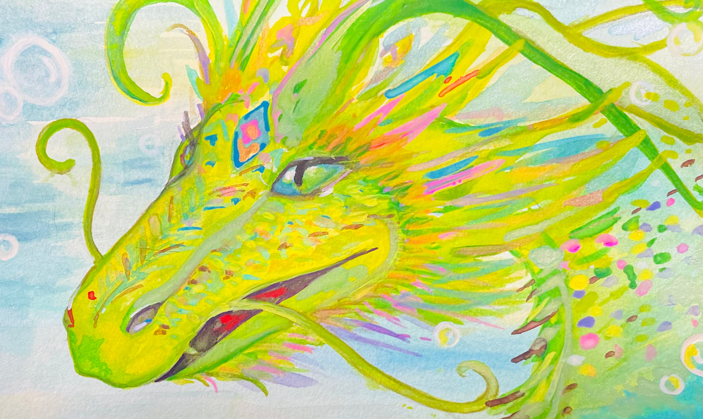 Celestial Bloom Dragon π